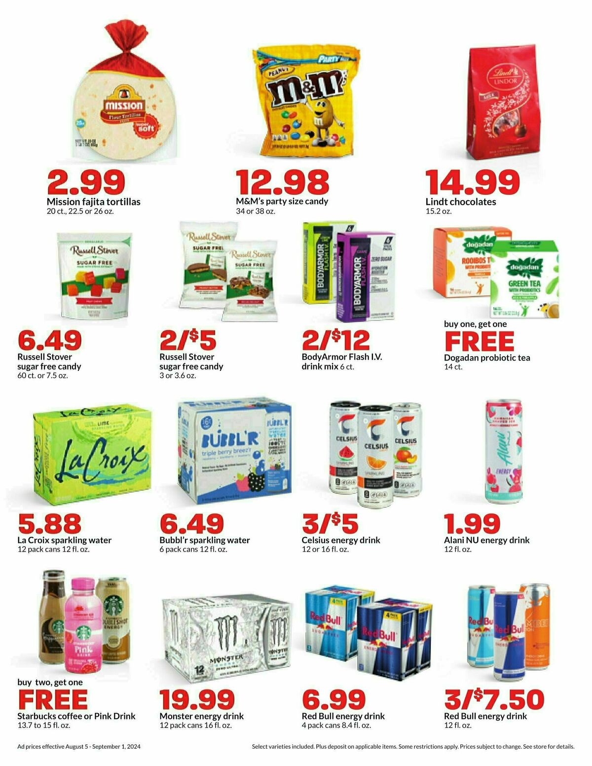 Hy-Vee Weekly Ad from August 5