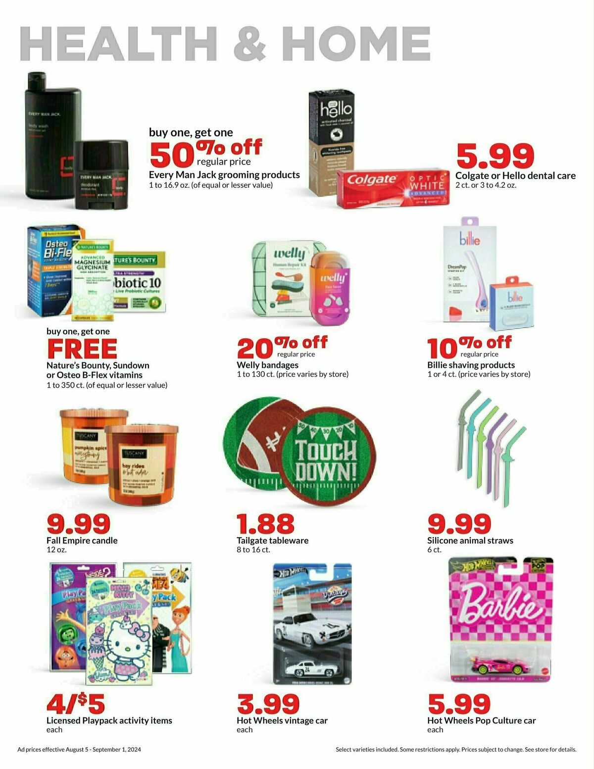 Hy-Vee Weekly Ad from August 5