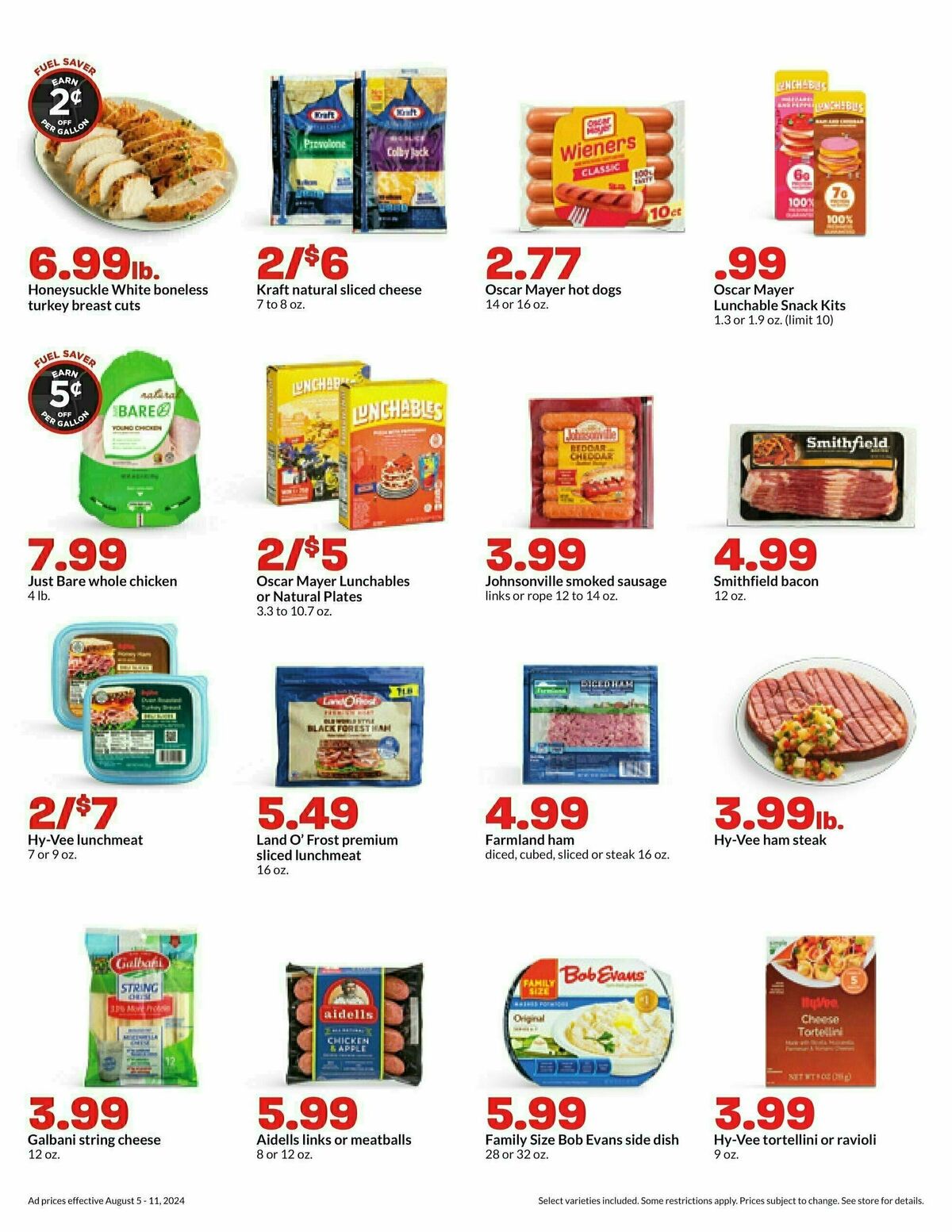 Hy-Vee Weekly Ad from August 5