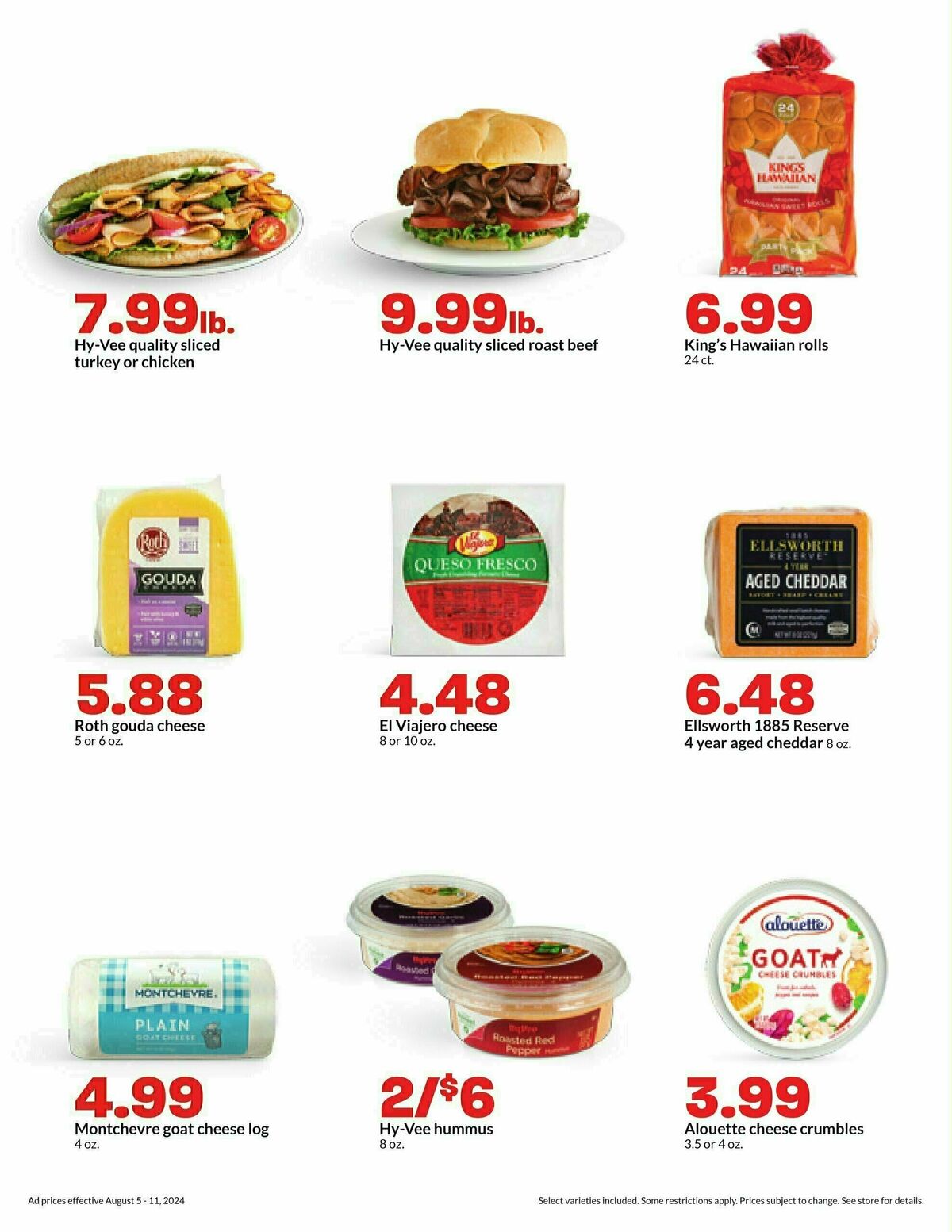 Hy-Vee Weekly Ad from August 5