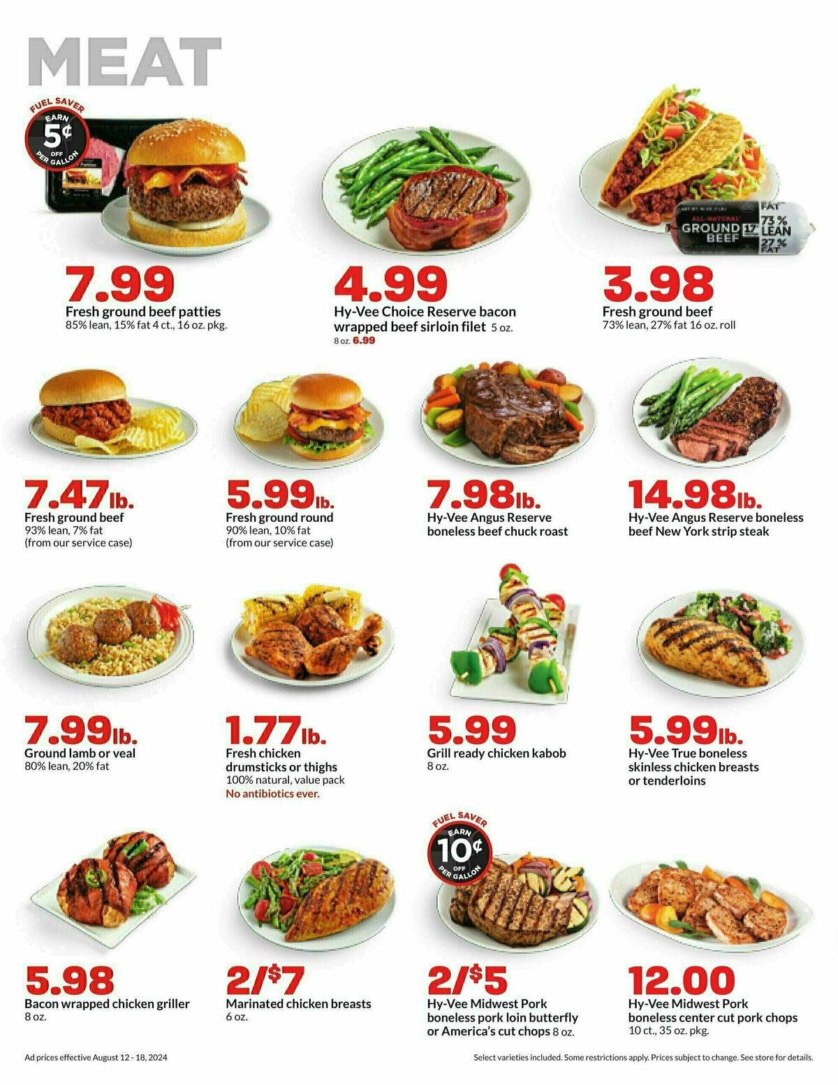 Hy-Vee Weekly Ad from August 12