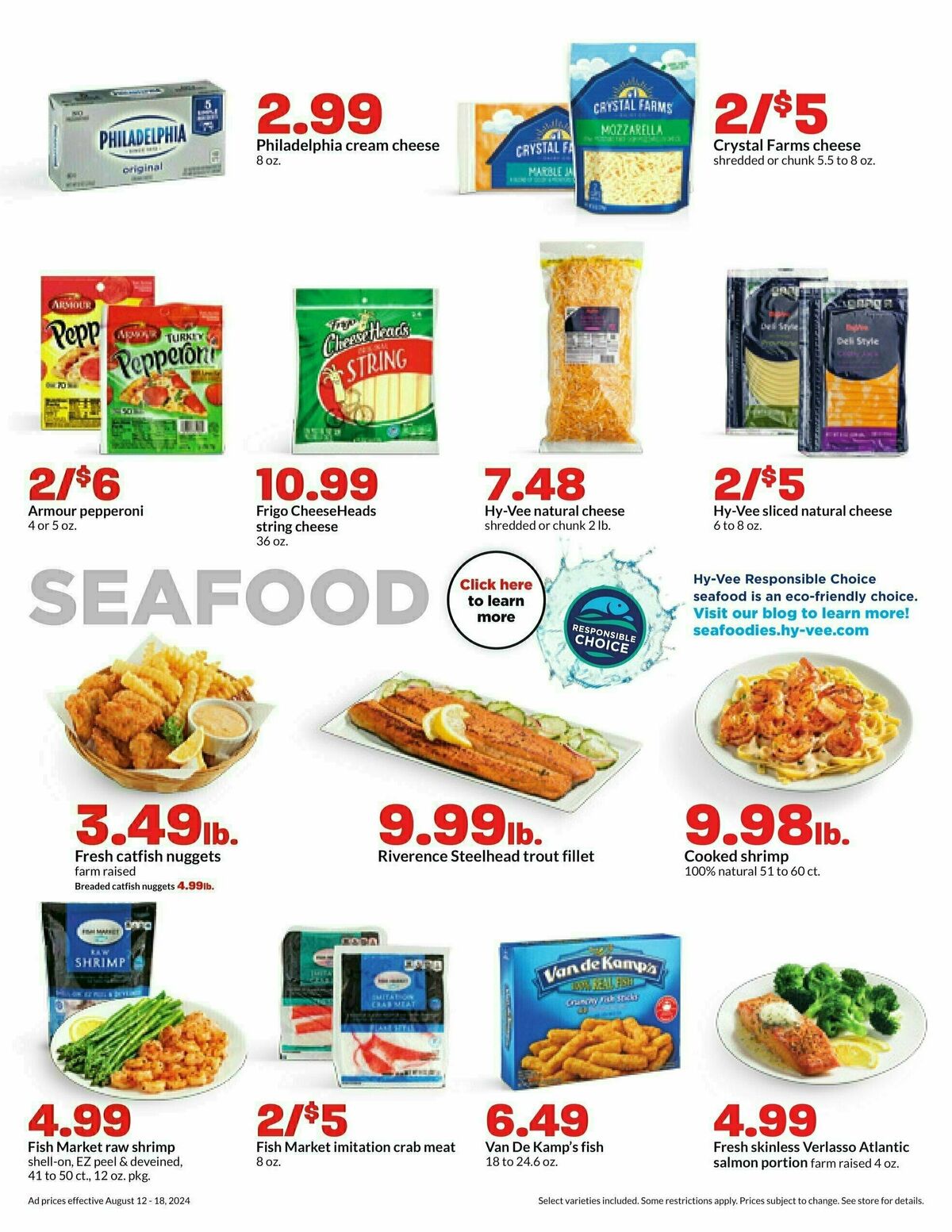 Hy-Vee Weekly Ad from August 12