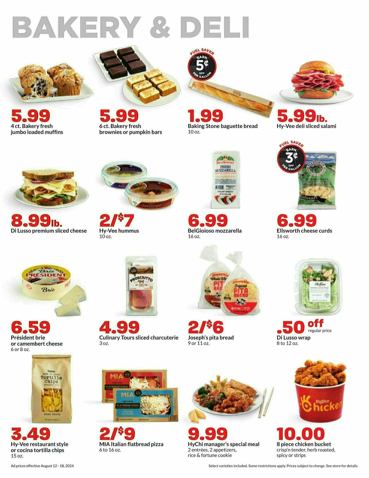 Hy-Vee Weekly Ad from August 12