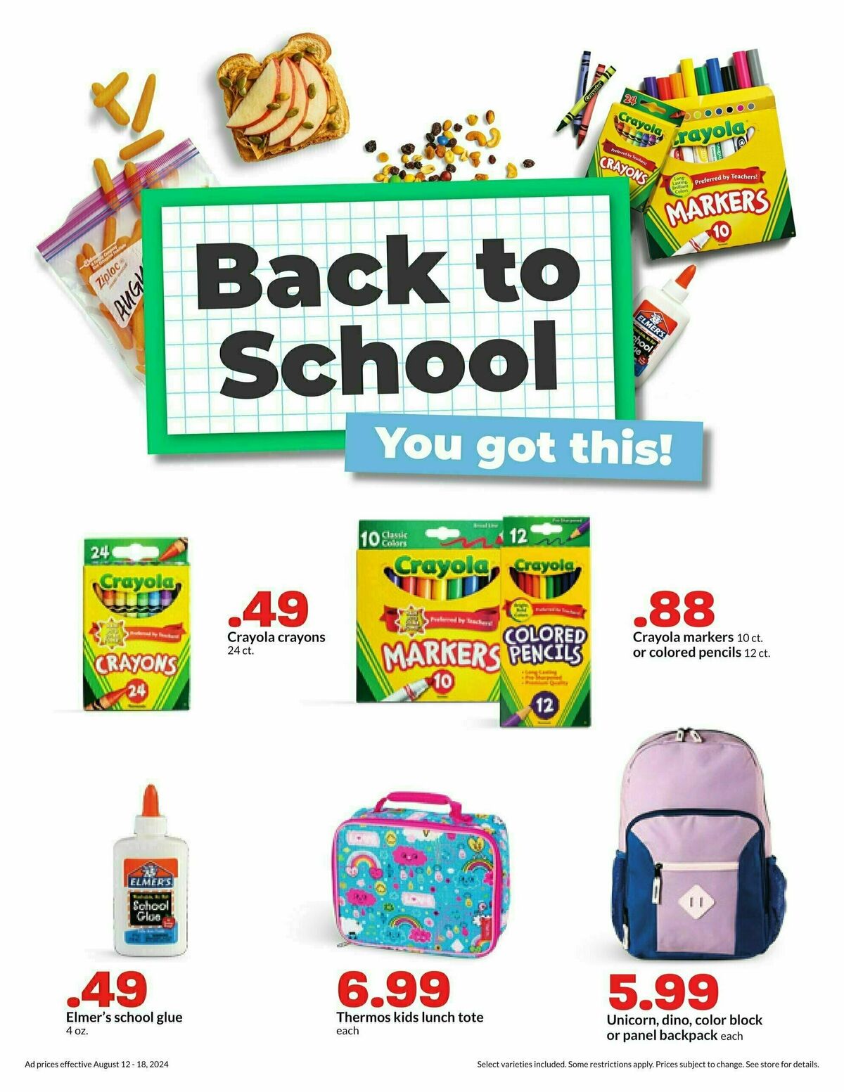 Hy-Vee Weekly Ad from August 12