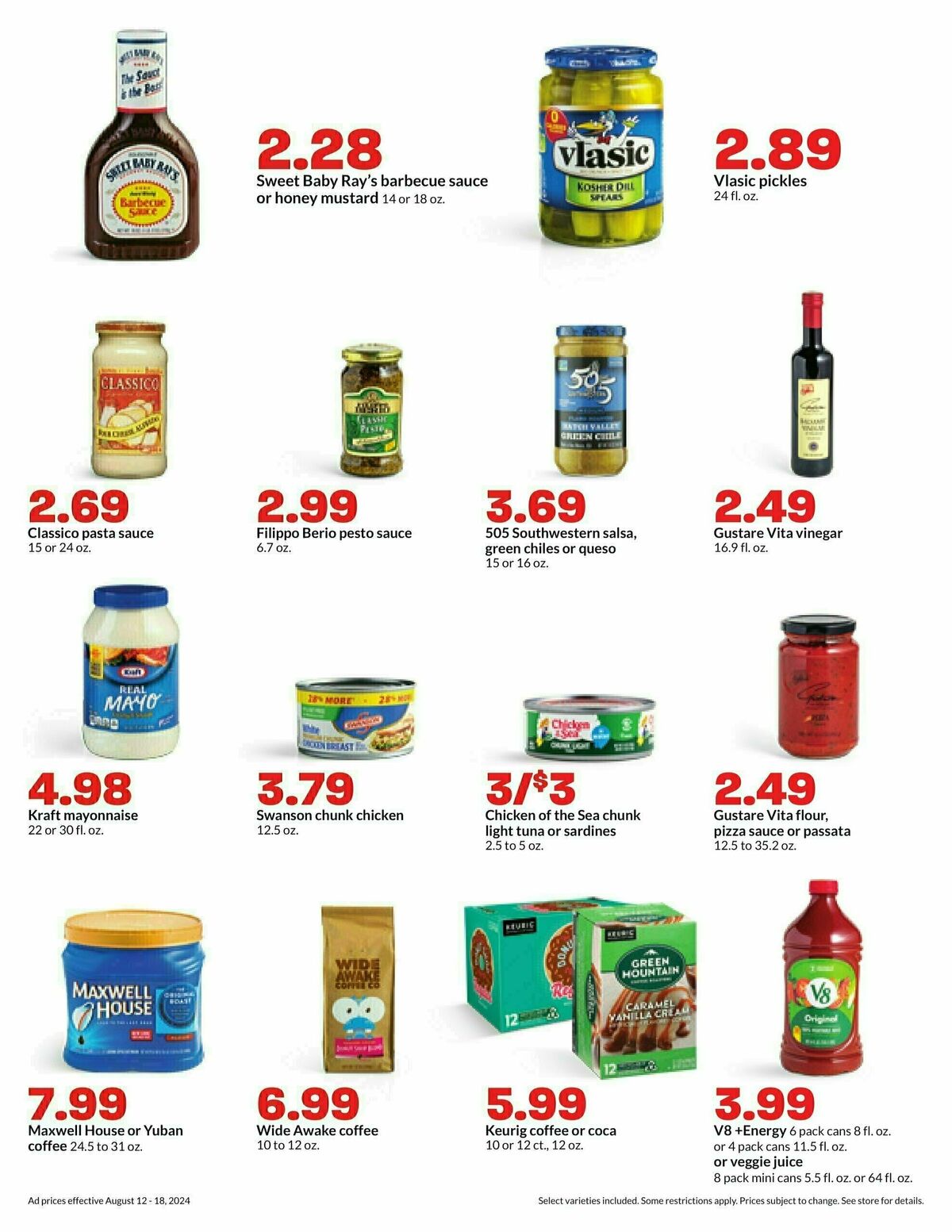 Hy-Vee Weekly Ad from August 12