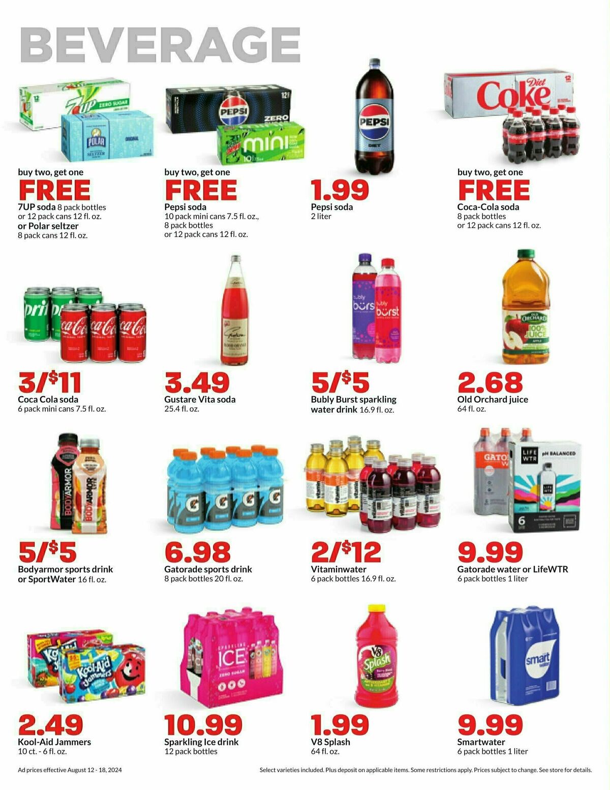 Hy-Vee Weekly Ad from August 12