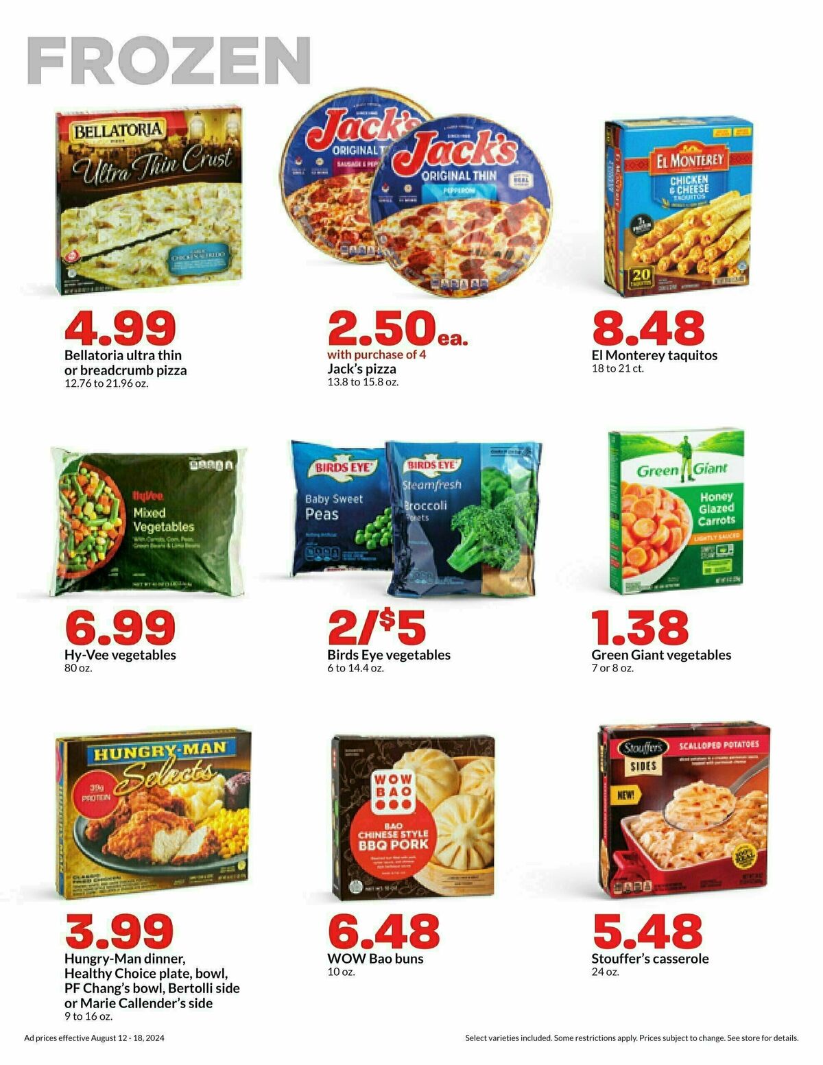 Hy-Vee Weekly Ad from August 12