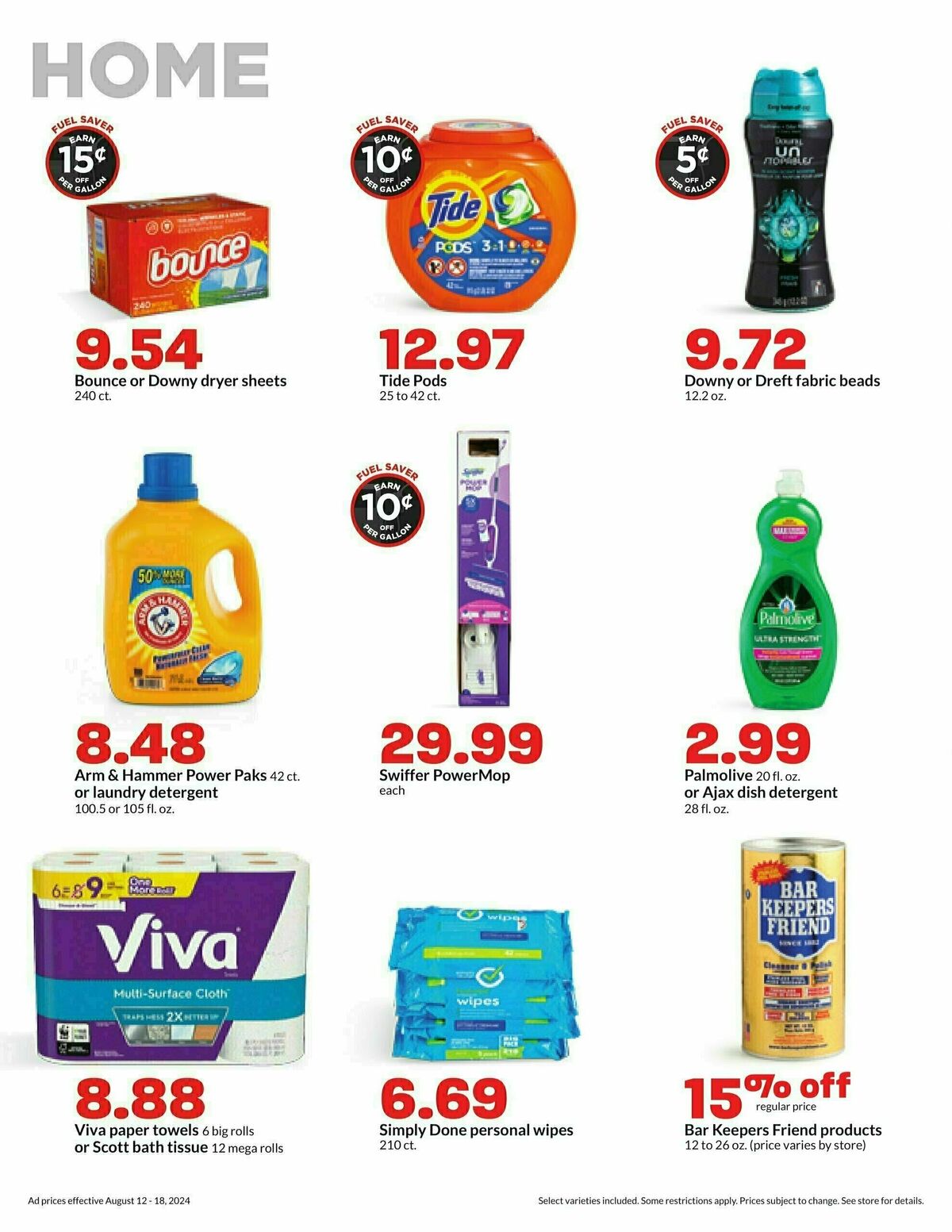 Hy-Vee Weekly Ad from August 12