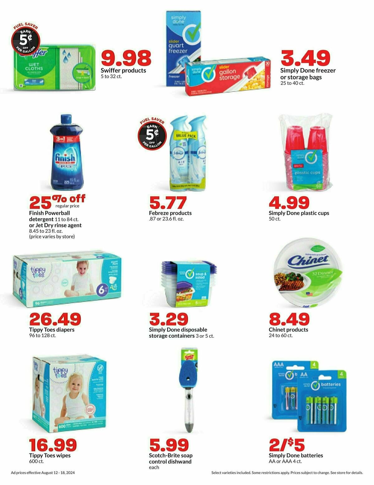 Hy-Vee Weekly Ad from August 12