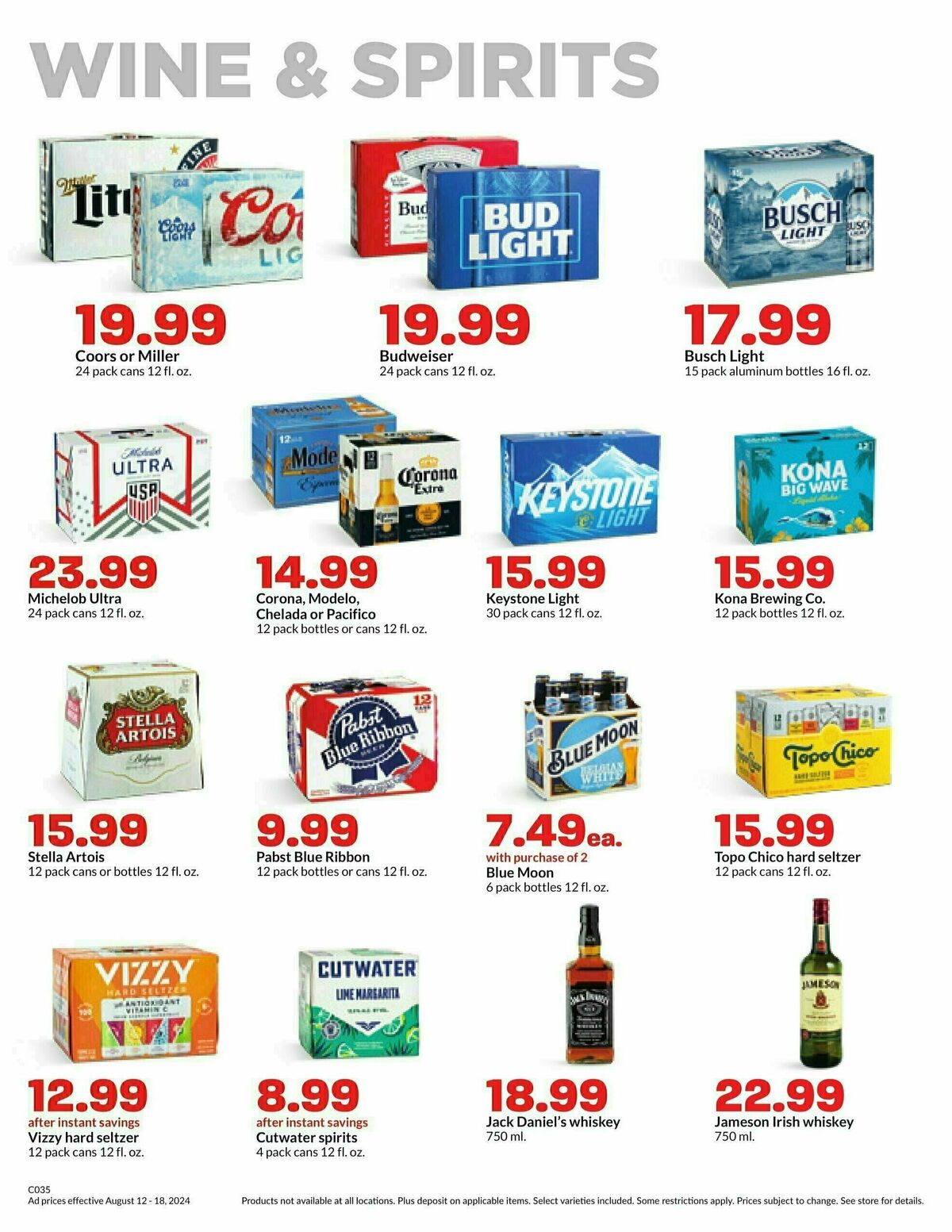 Hy-Vee Weekly Ad from August 12