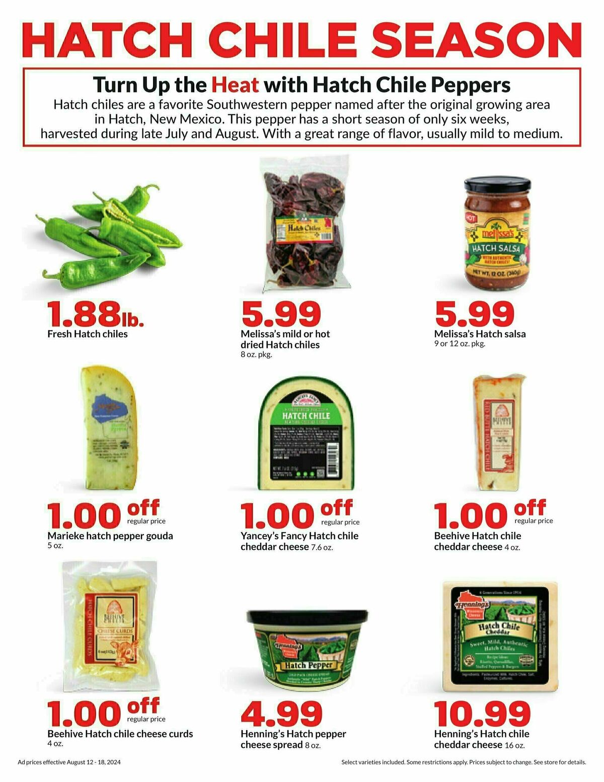 Hy-Vee Weekly Ad from August 12