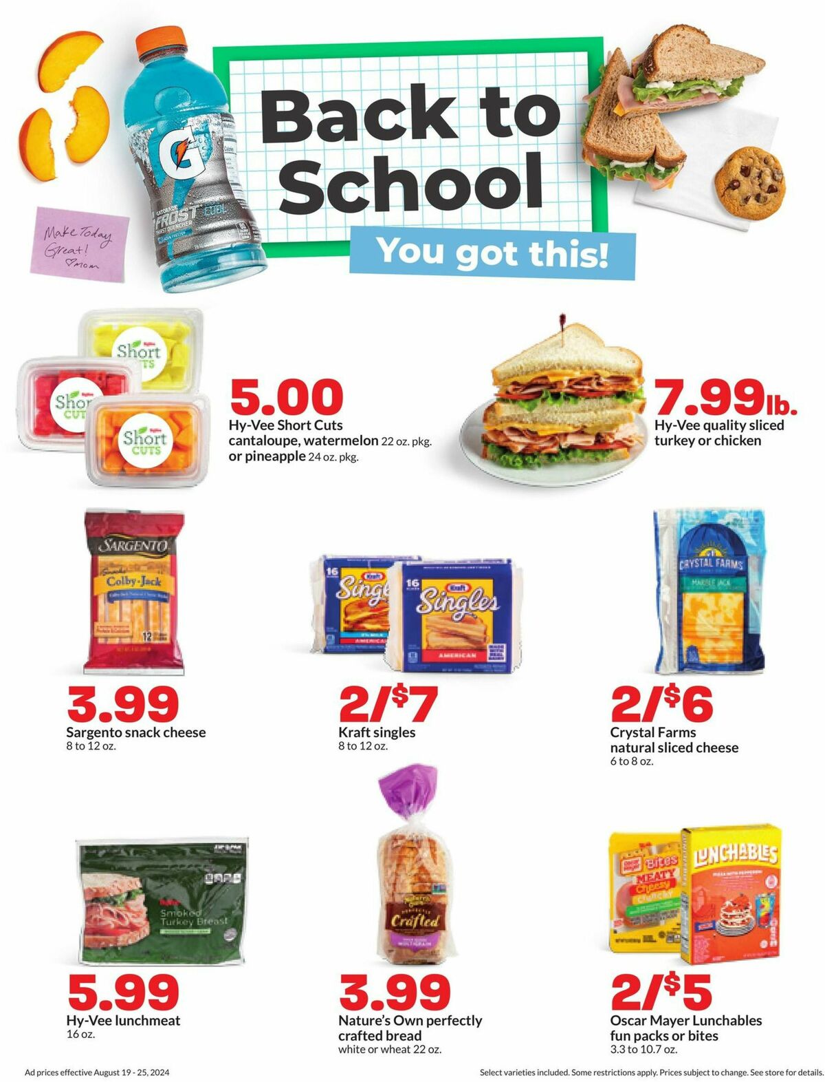 Hy-Vee Weekly Ad from August 19