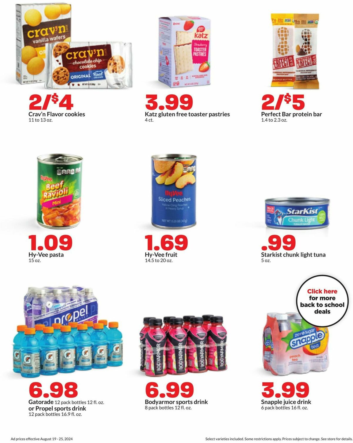 Hy-Vee Weekly Ad from August 19