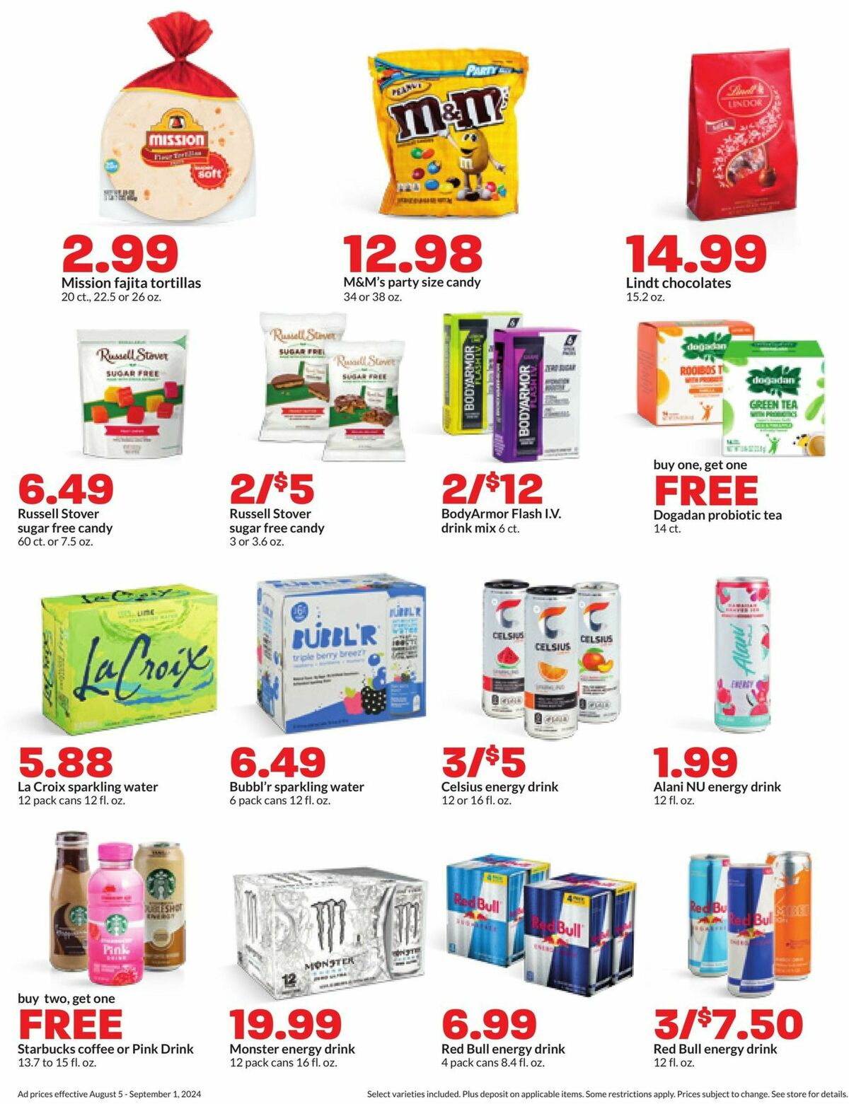 Hy-Vee Weekly Ad from August 19