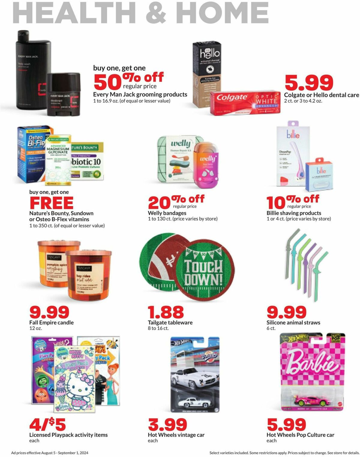 Hy-Vee Weekly Ad from August 19