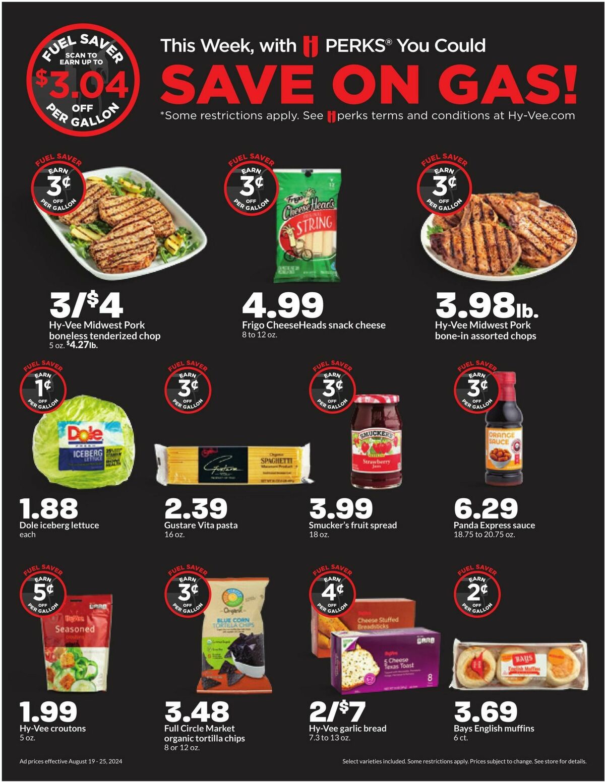 Hy-Vee Weekly Ad from August 19