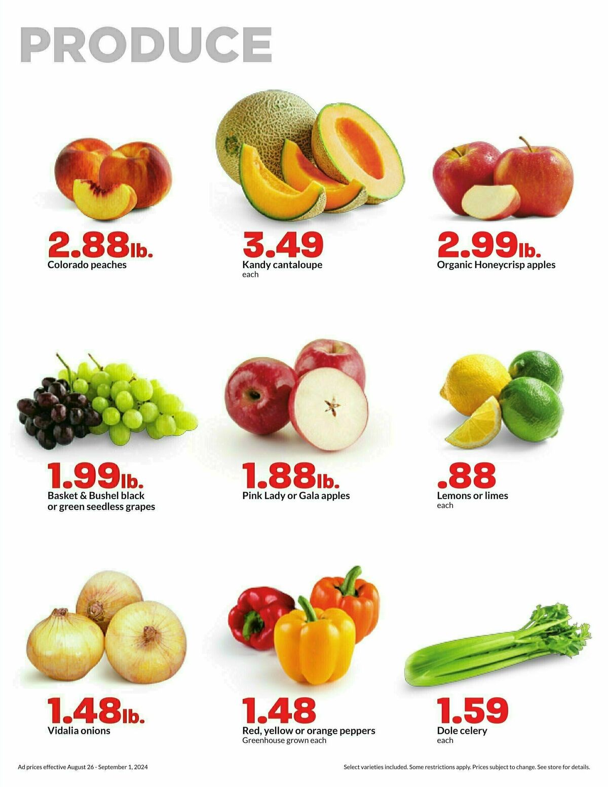 Hy-Vee Weekly Ad from August 26