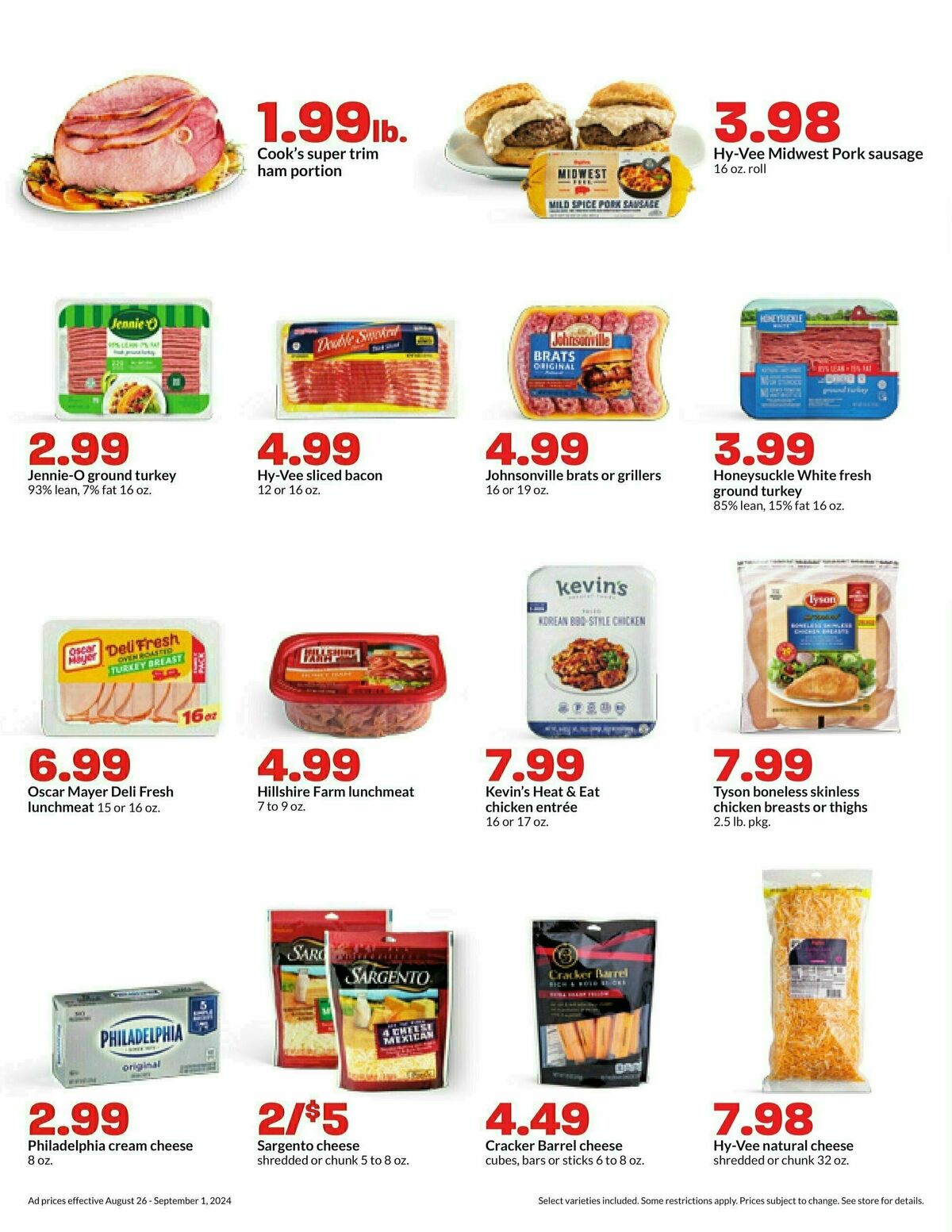 Hy-Vee Weekly Ad from August 26