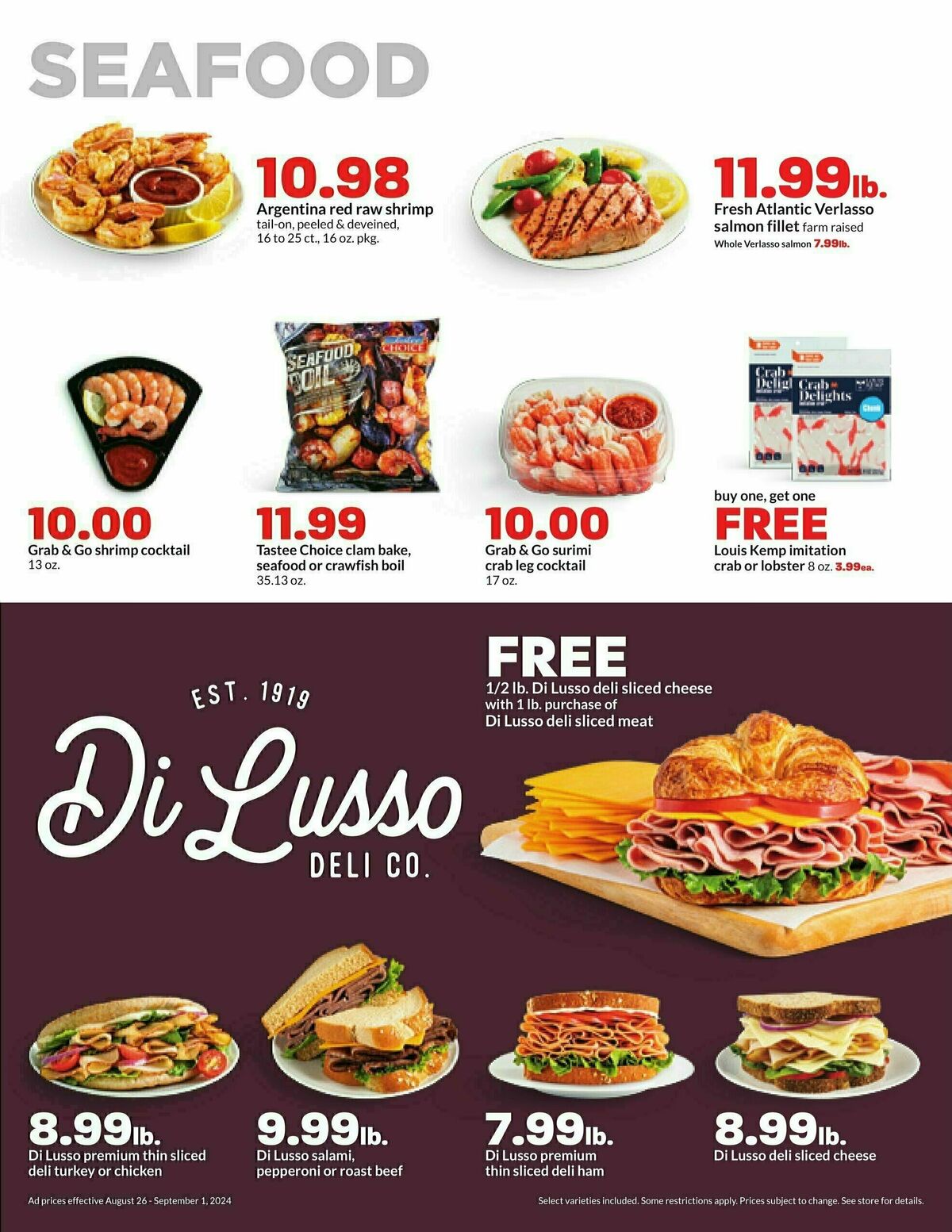 Hy-Vee Weekly Ad from August 26