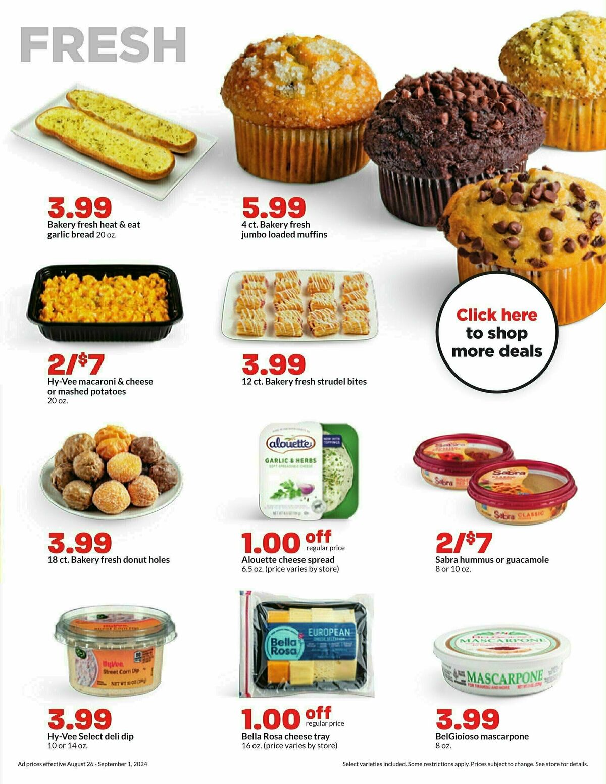 Hy-Vee Weekly Ad from August 26