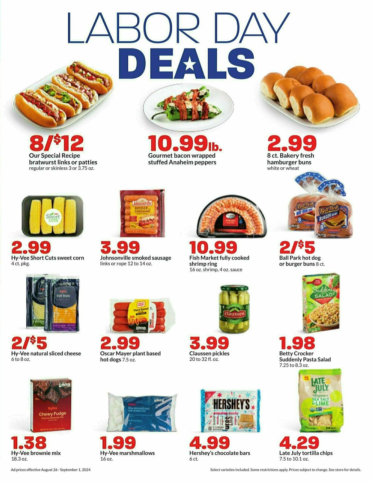 Hy-Vee Weekly Ad from August 26