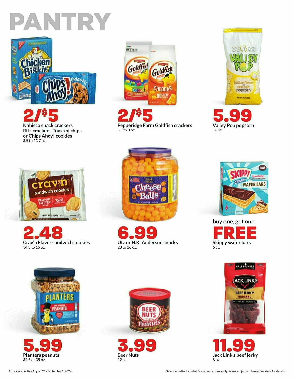 Hy-Vee Weekly Ad from August 26