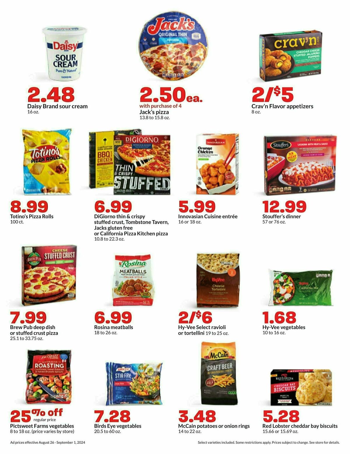 Hy-Vee Weekly Ad from August 26