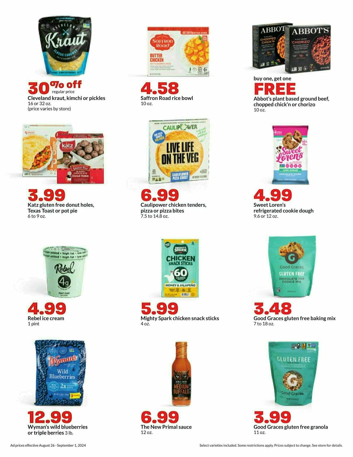 Hy-Vee Weekly Ad from August 26