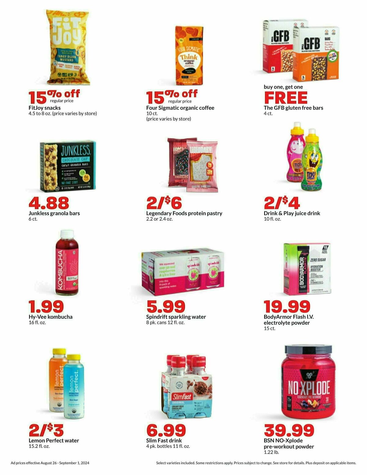 Hy-Vee Weekly Ad from August 26