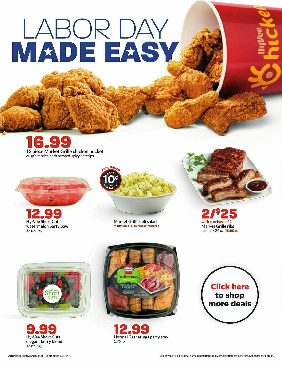 Hy-Vee Weekly Ad from August 26