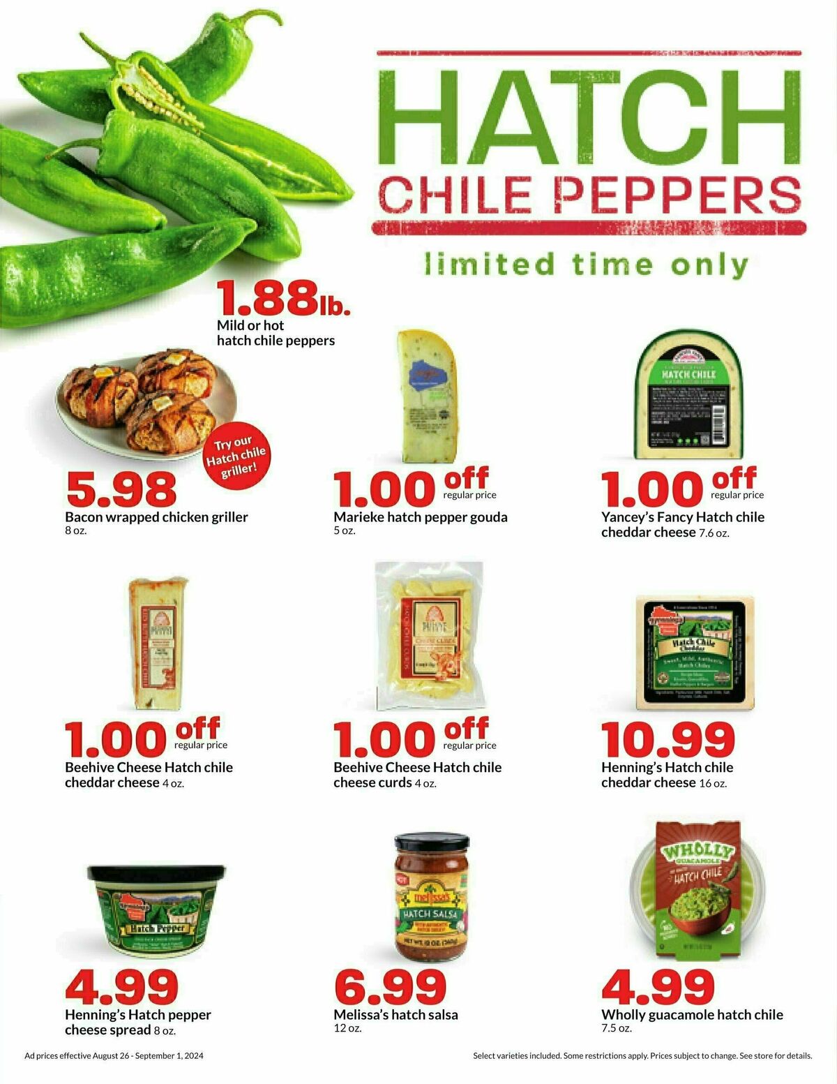 Hy-Vee Weekly Ad from August 26