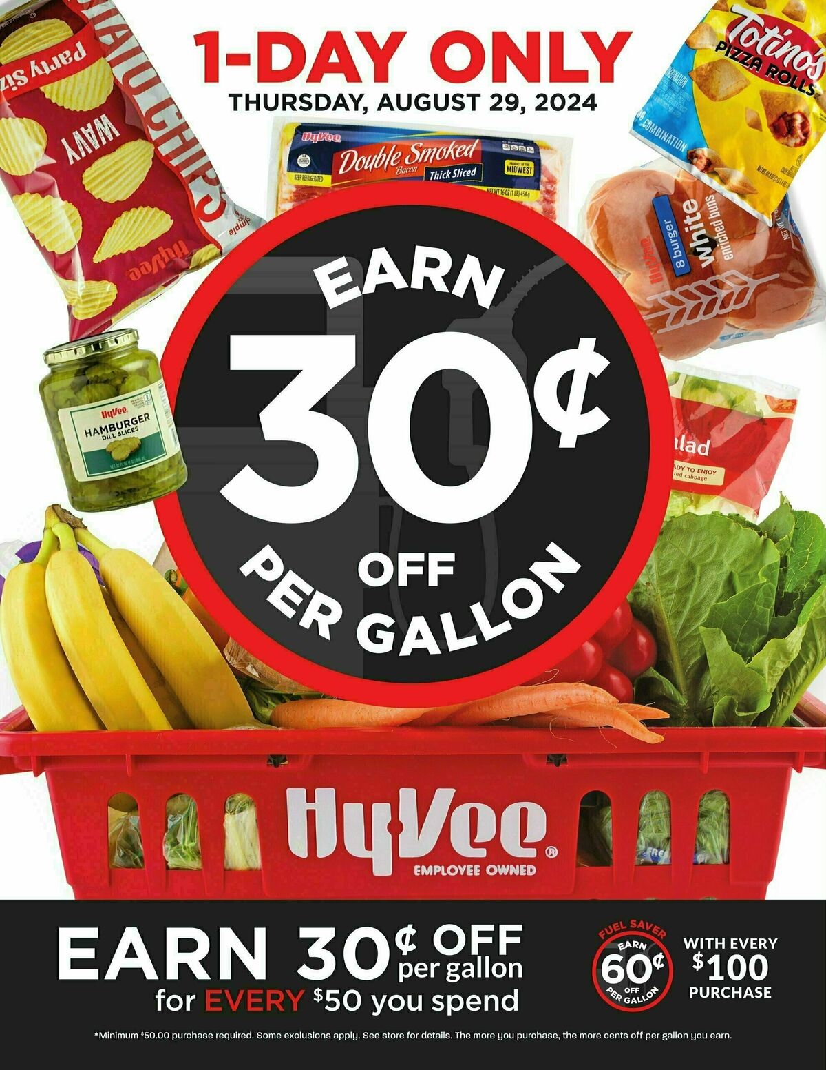 Hy-Vee 1-DAY ONLY Weekly Ad from August 29