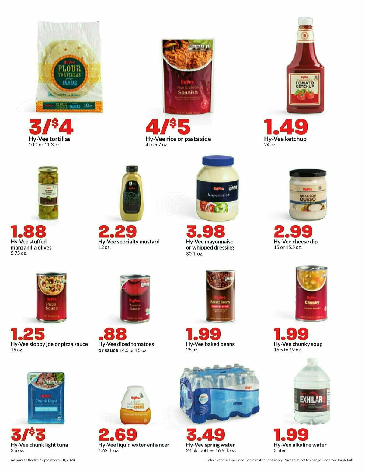 Hy-Vee Weekly Ad from September 2