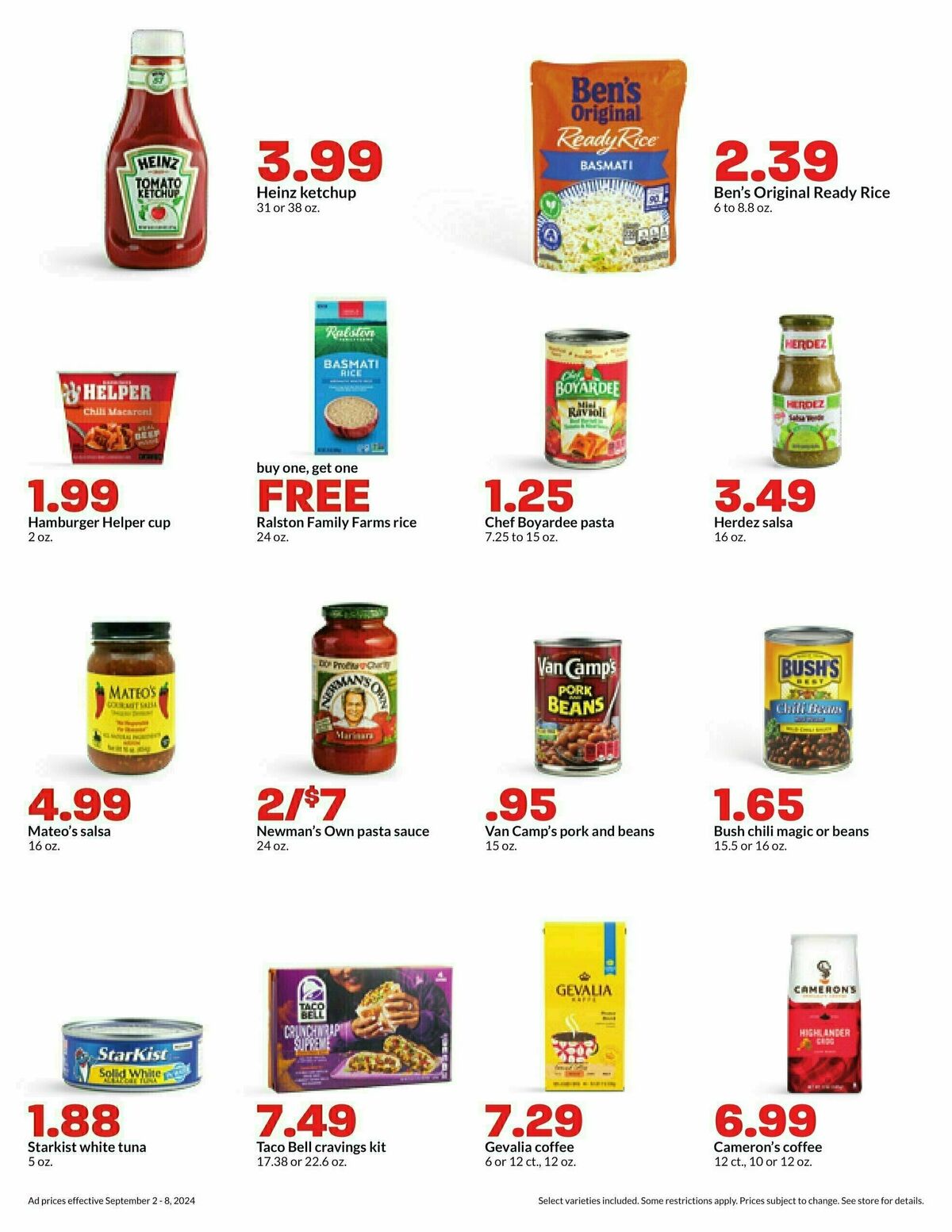 Hy-Vee Weekly Ad from September 2