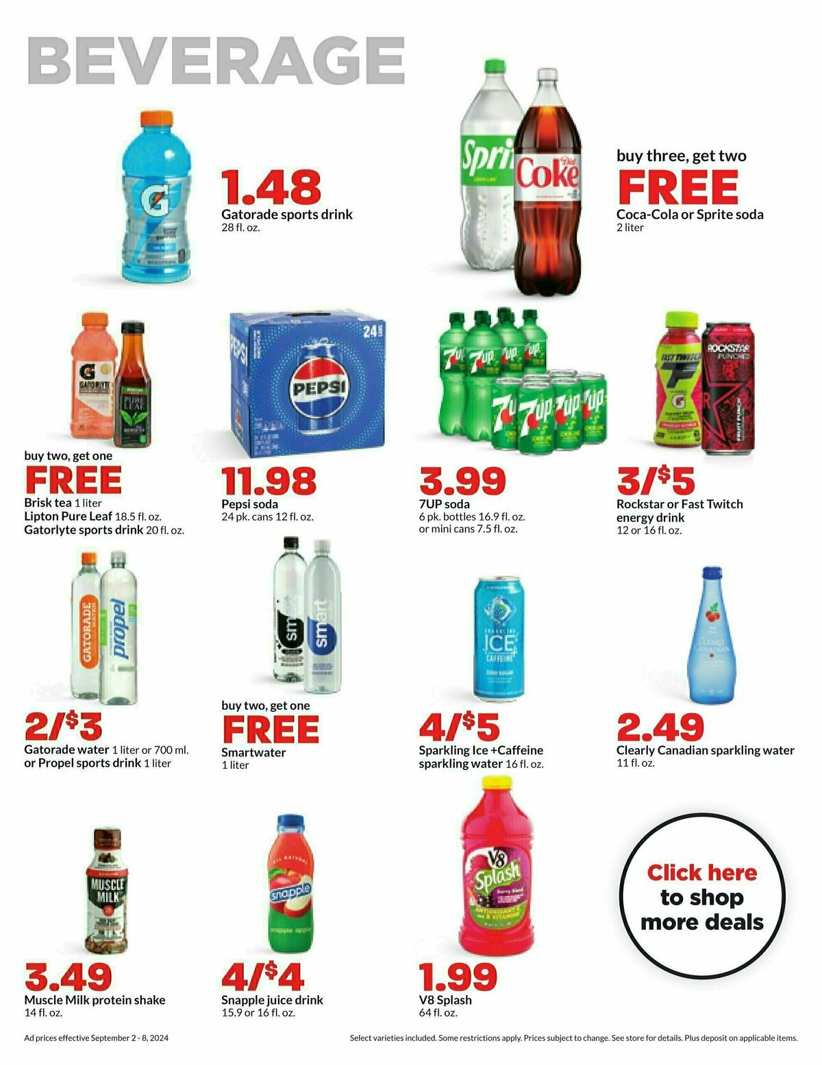 Hy-Vee Weekly Ad from September 2