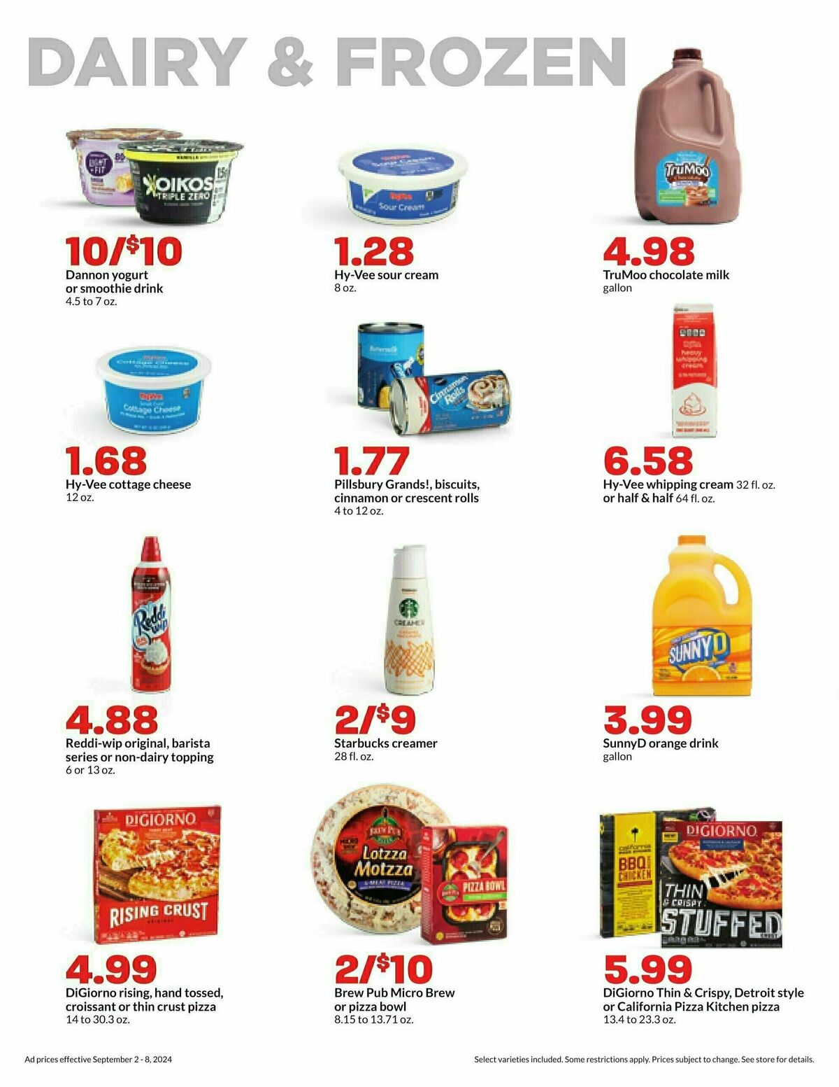 Hy-Vee Weekly Ad from September 2