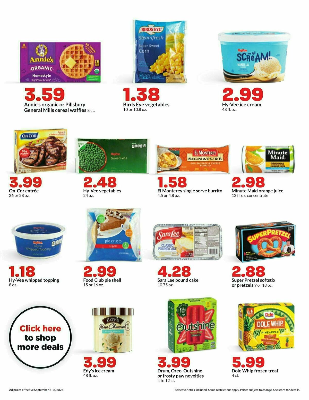 Hy-Vee Weekly Ad from September 2