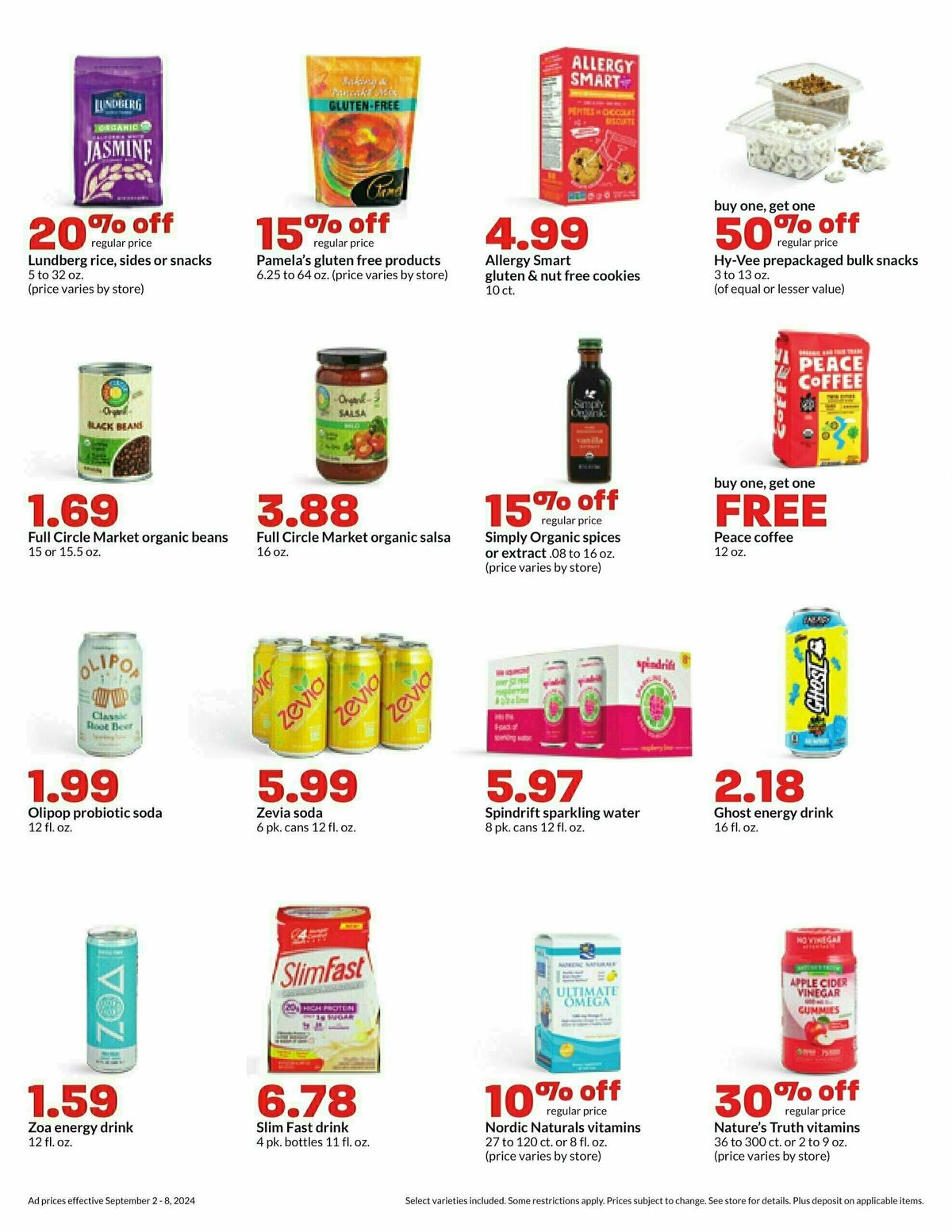 Hy-Vee Weekly Ad from September 2