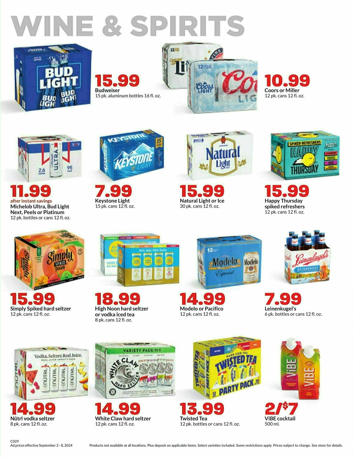 Hy-Vee Weekly Ad from September 2