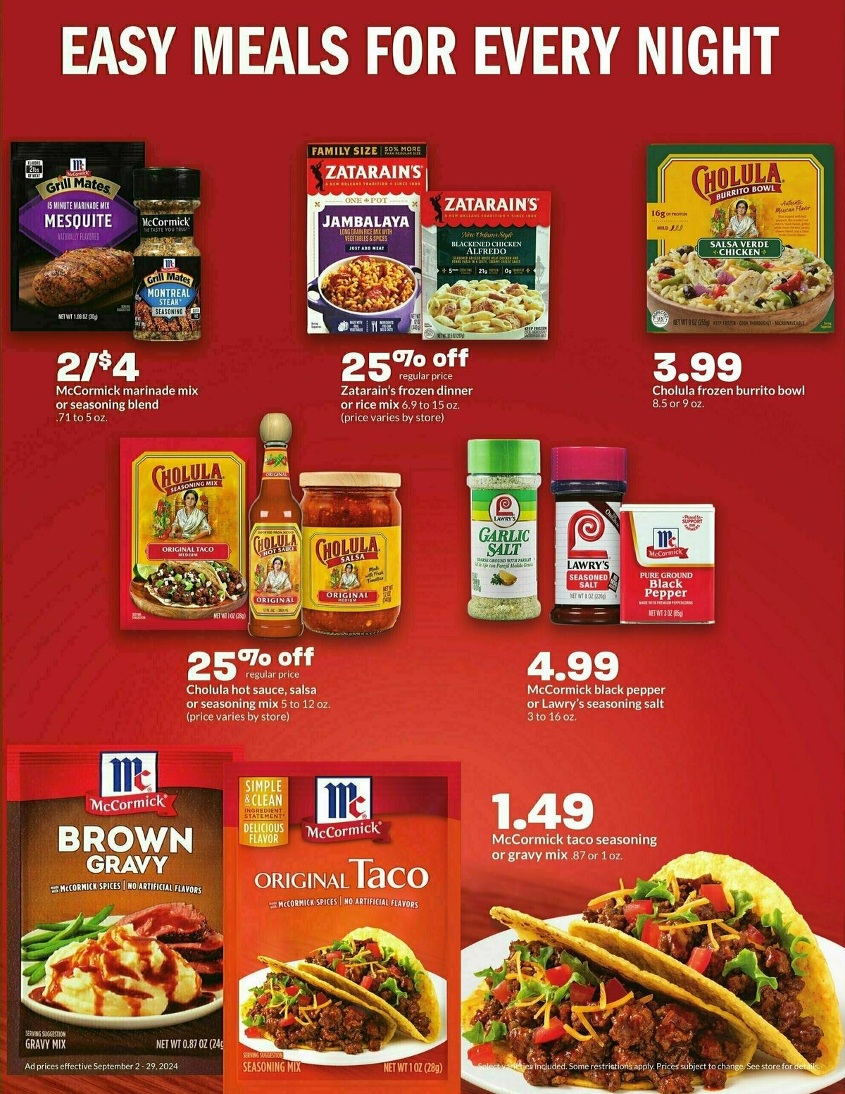 Hy-Vee Weekly Ad from September 2