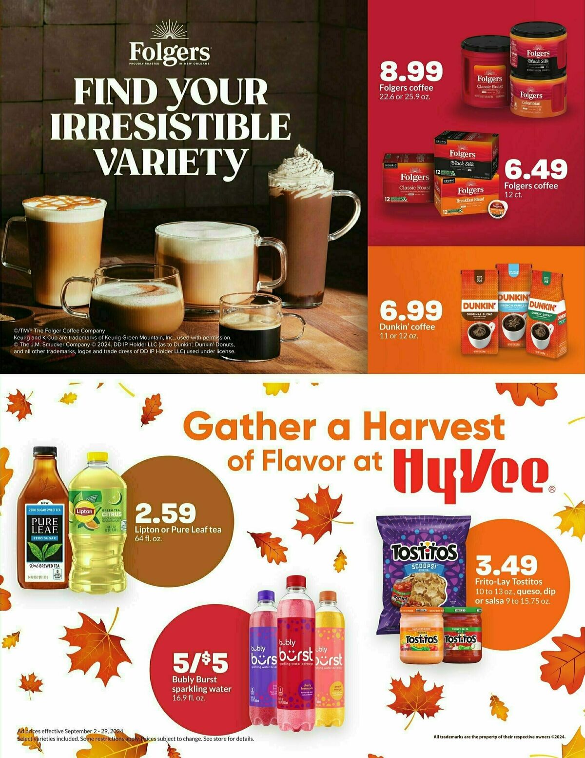 Hy-Vee Weekly Ad from September 2