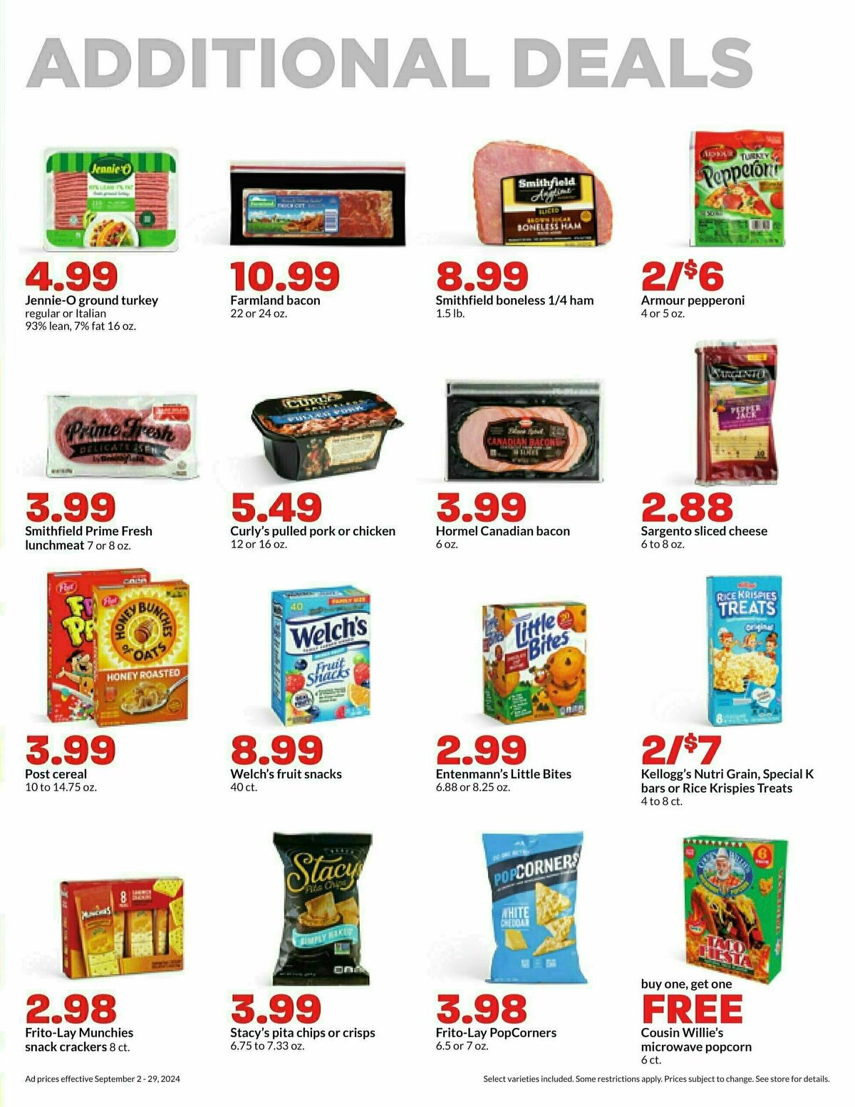 Hy-Vee Weekly Ad from September 2