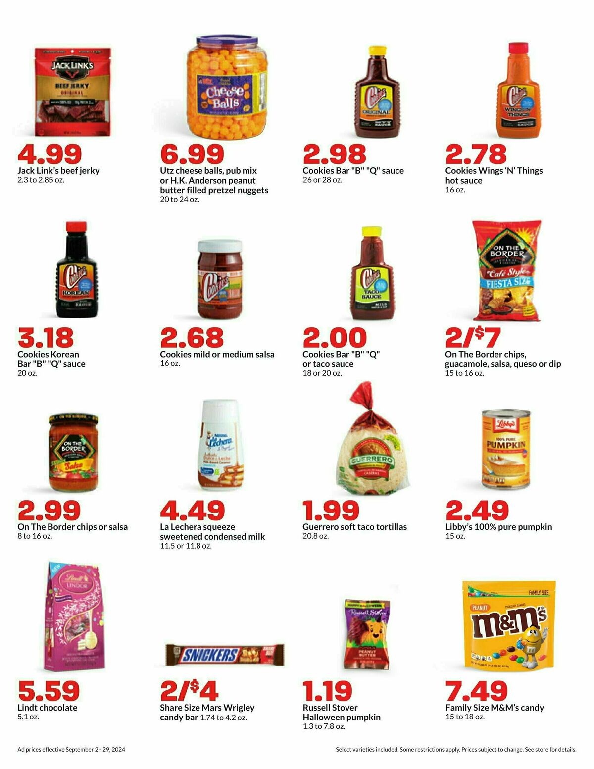 Hy-Vee Weekly Ad from September 2