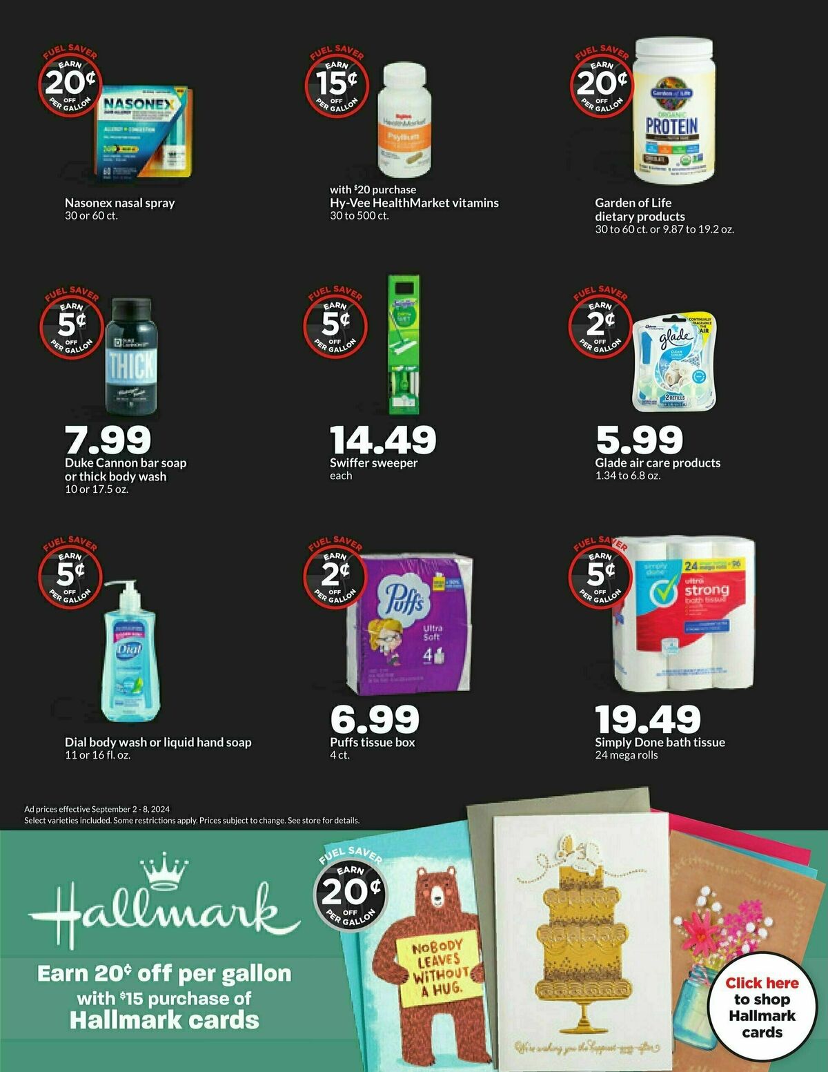 Hy-Vee Weekly Ad from September 2