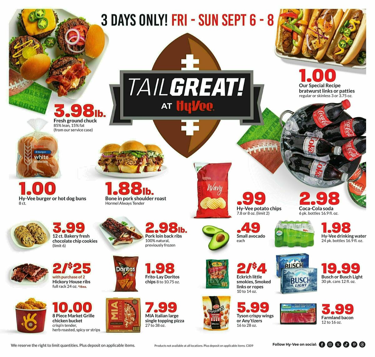 Hy-Vee Weekly Ad from September 6