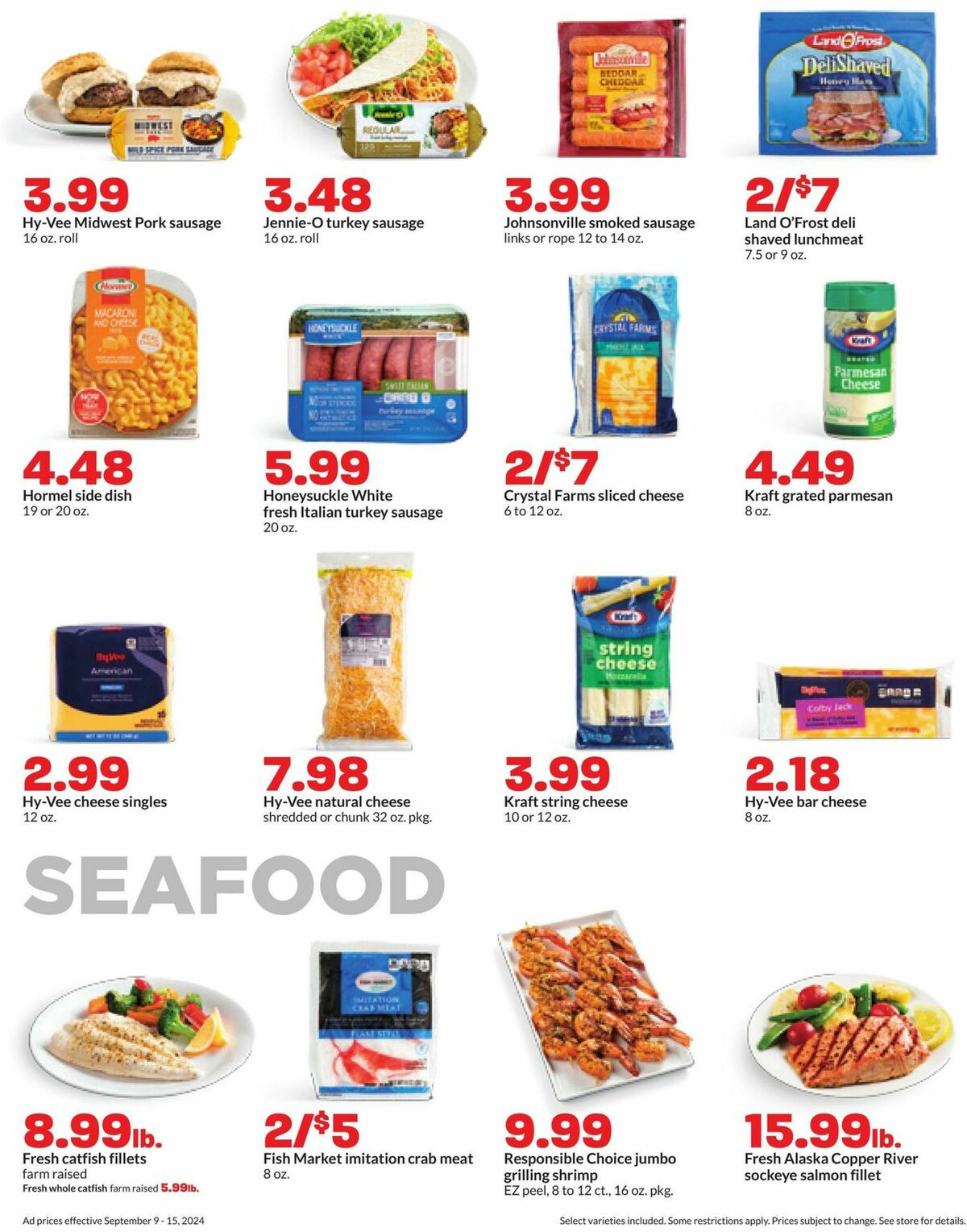 Hy-Vee Weekly Ad from September 9