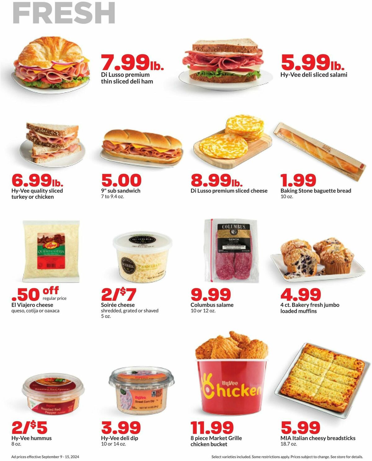 Hy-Vee Weekly Ad from September 9