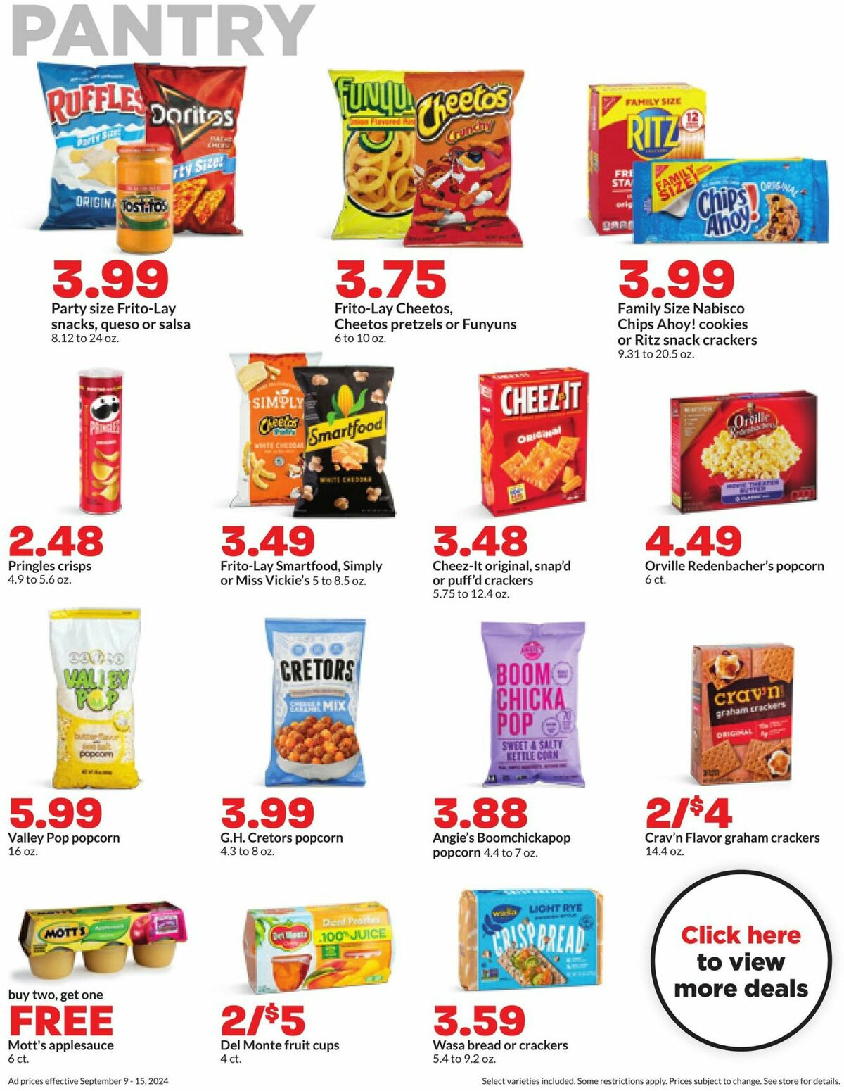 Hy-Vee Weekly Ad from September 9