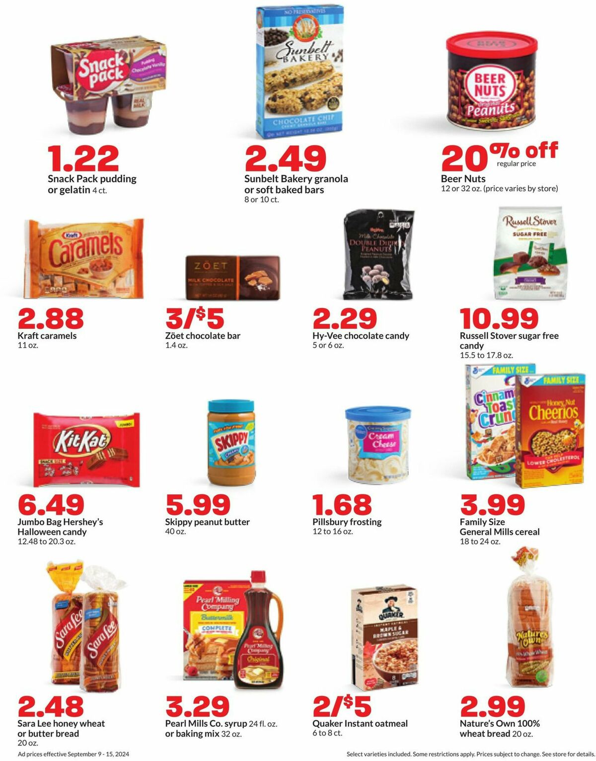 Hy-Vee Weekly Ad from September 9