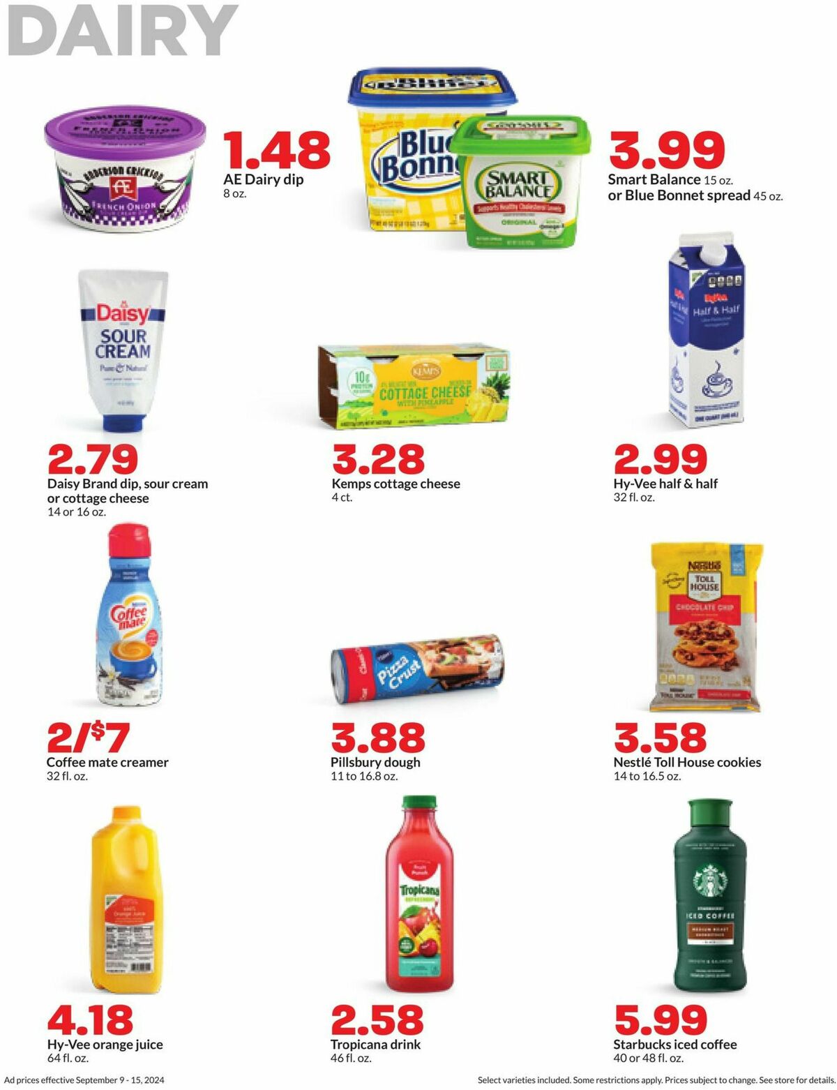 Hy-Vee Weekly Ad from September 9